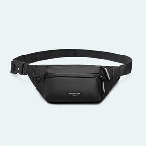 Gaston Luga Splash Men’s Waterproof Bum Bag Hip Pack Fanny Pack Belt Bag Black